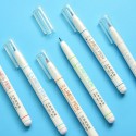 Creative Two Lines Gel Pen Double Lines Marker Stereo Color Pen for Students DIY Journal Planner Hand Account
