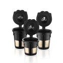 recafimil Reusable Refillable Coffee Capsules Coffee Cup Filter Compatible with keurig 2.0 3 PCS(S/M/L)