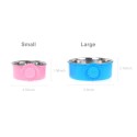 Fixed Pet Food Bowl Dog Water Bowl Stainless Steel Removable Food Water Bowl Hanging Cage Cup for Dogs Cats Birds Small Animals