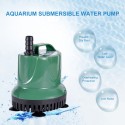 25W 1600L/H Submersible Water Pump Mini Fountain Pump with Power Cord Ultra Quiet Waterproof Water Pump for Aquarium Fish Tank Pond Water Gardens Hydroponic Systems with Nozzles